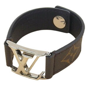 LOUIS VUITTON Brown Monogram Charm Bracelet